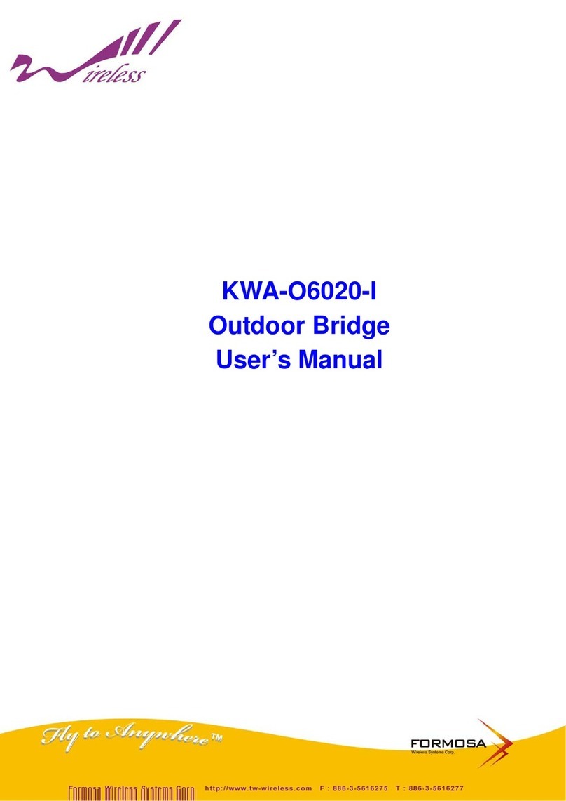 Formosa KWA-O6020-I User manual