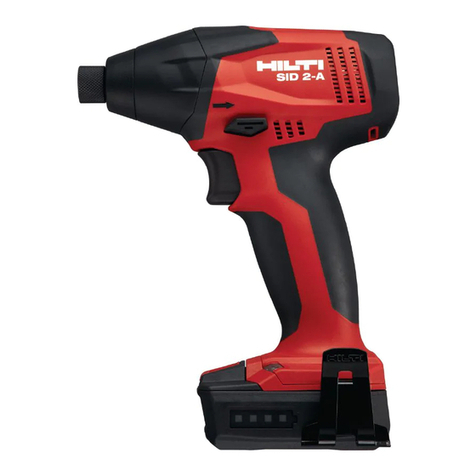 Hilti SID 2-A operating instructions