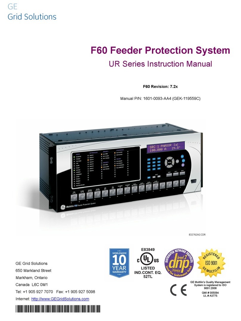 GE F60 instruction manual GE F60 instruction manual