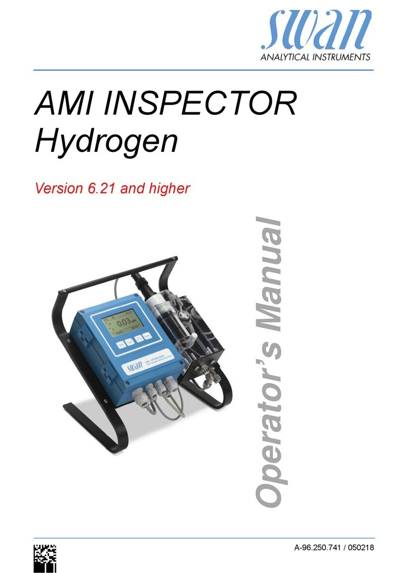 Swan Analytical Instruments AMI INSPECTOR Hydrogen User manual