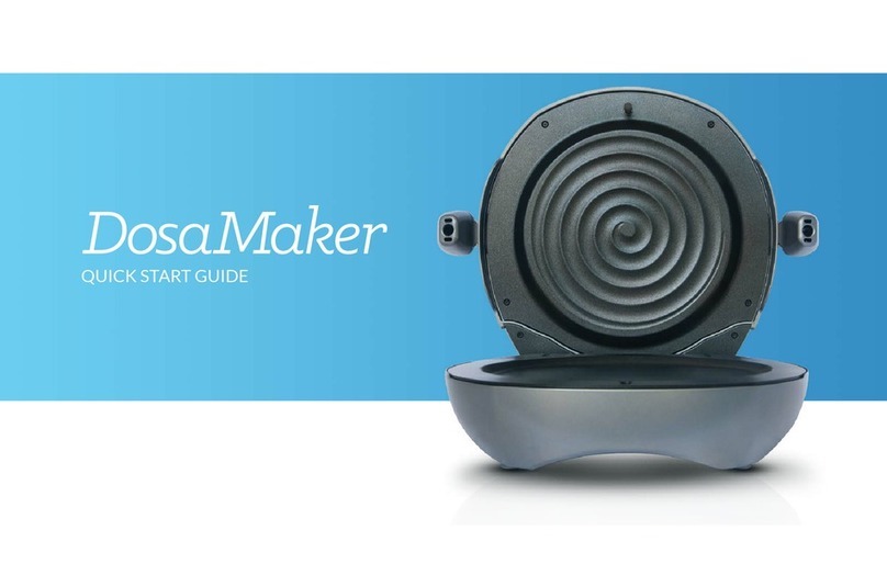 Soul of India DosaMaker quick start guide
