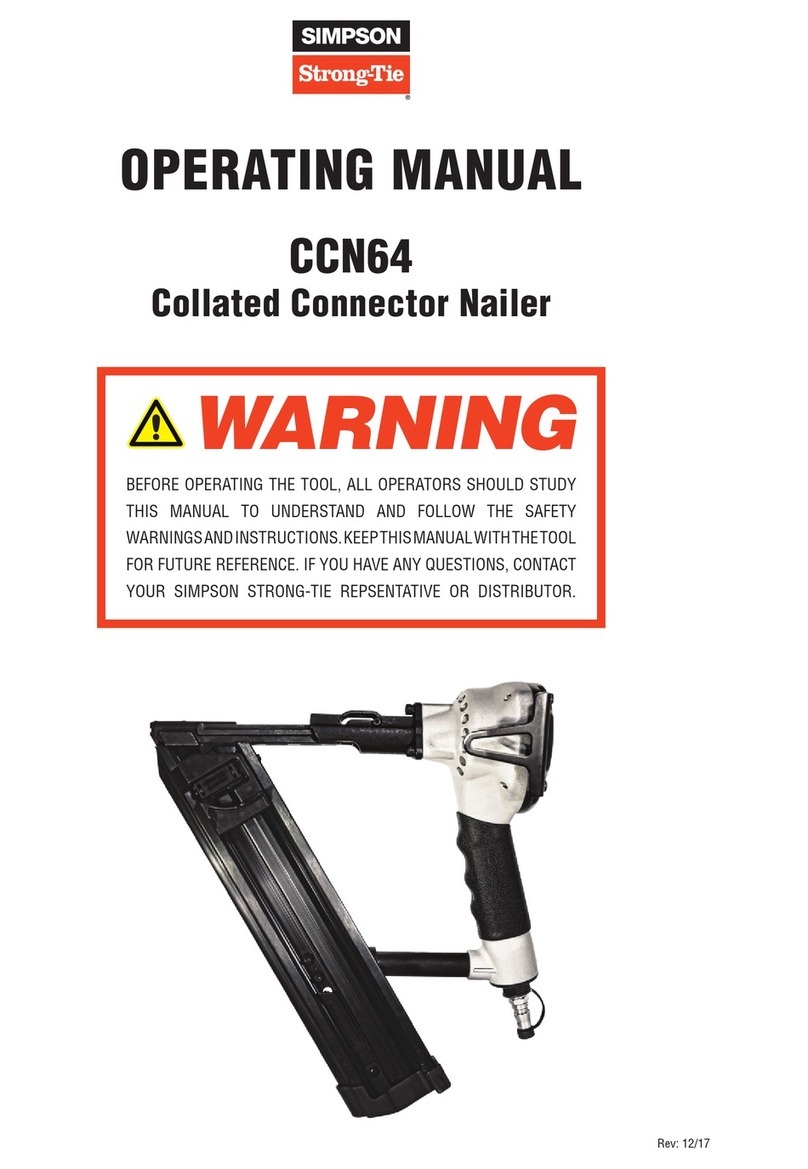 Strong-Tie CCN64 operating manual
