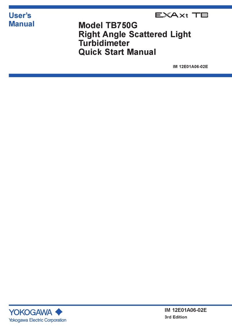 YOKOGAWA TB750G Instruction manual YOKOGAWA TB750G Instruction manual
