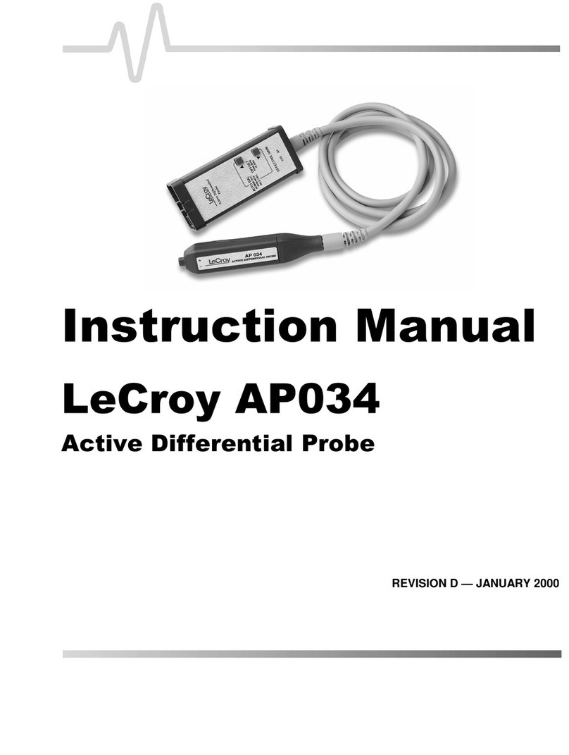 LeCroy AP034 User manual