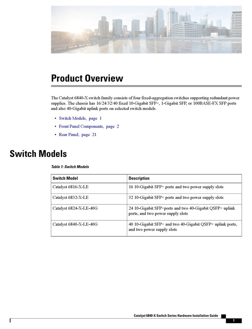 Cisco Catalyst 6816-X-LE Operating and safety instructions