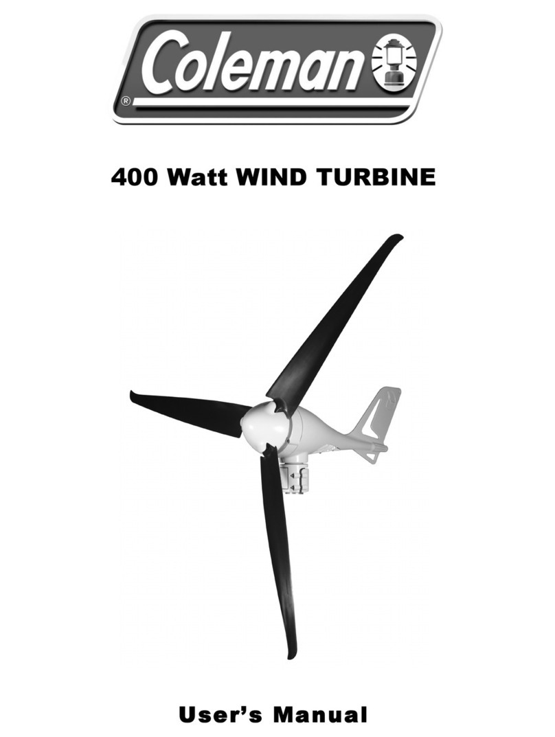 Coleman 011-2044-8 user manual