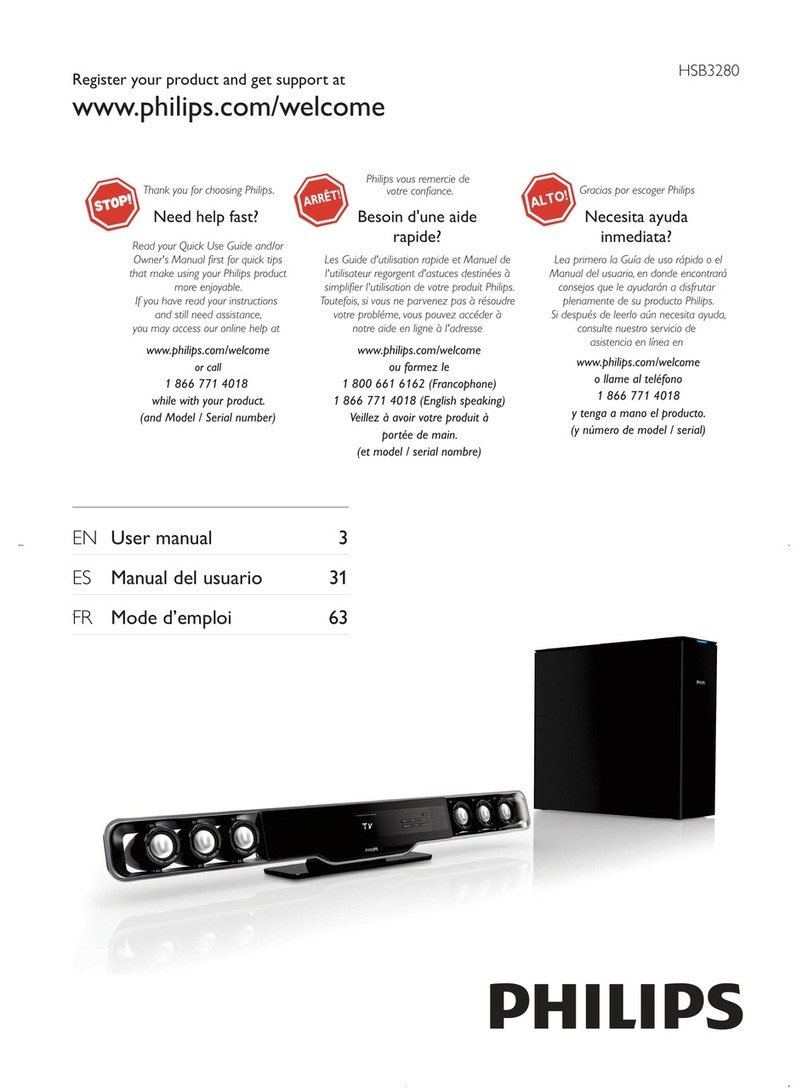Philips HSB3280 User manual