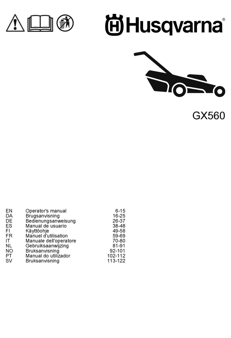 Husqvarna GX560 Operator's manual