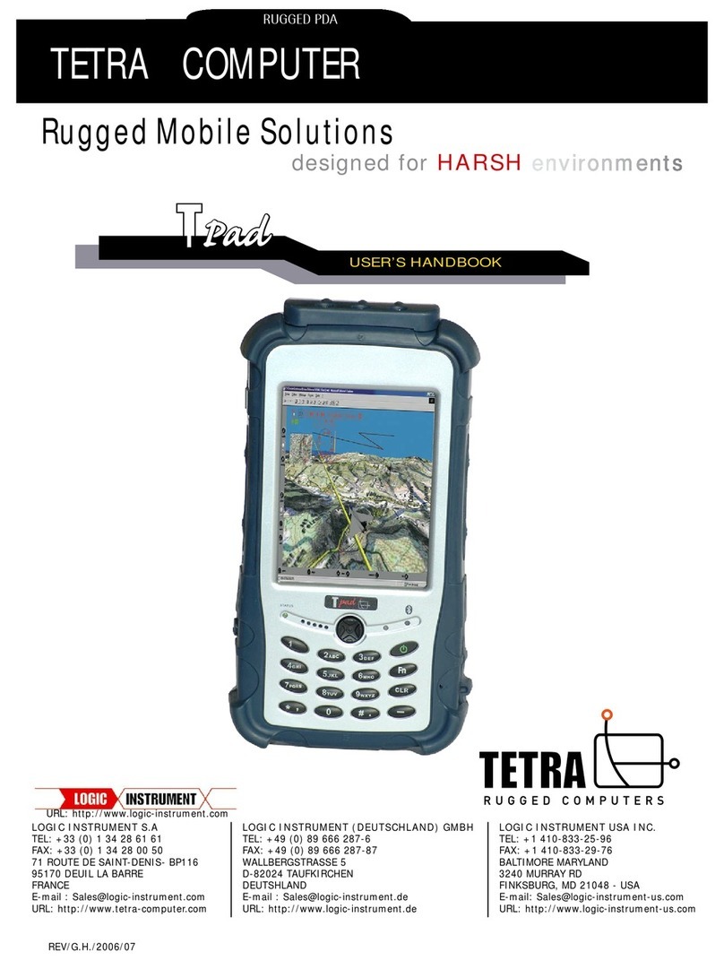 Logic Instrument TPAD Users handbooks Logic Instrument TPAD Users handbooks