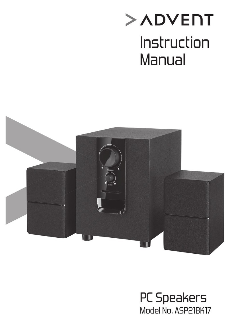 Advent ASP21BK17 instruction manual
