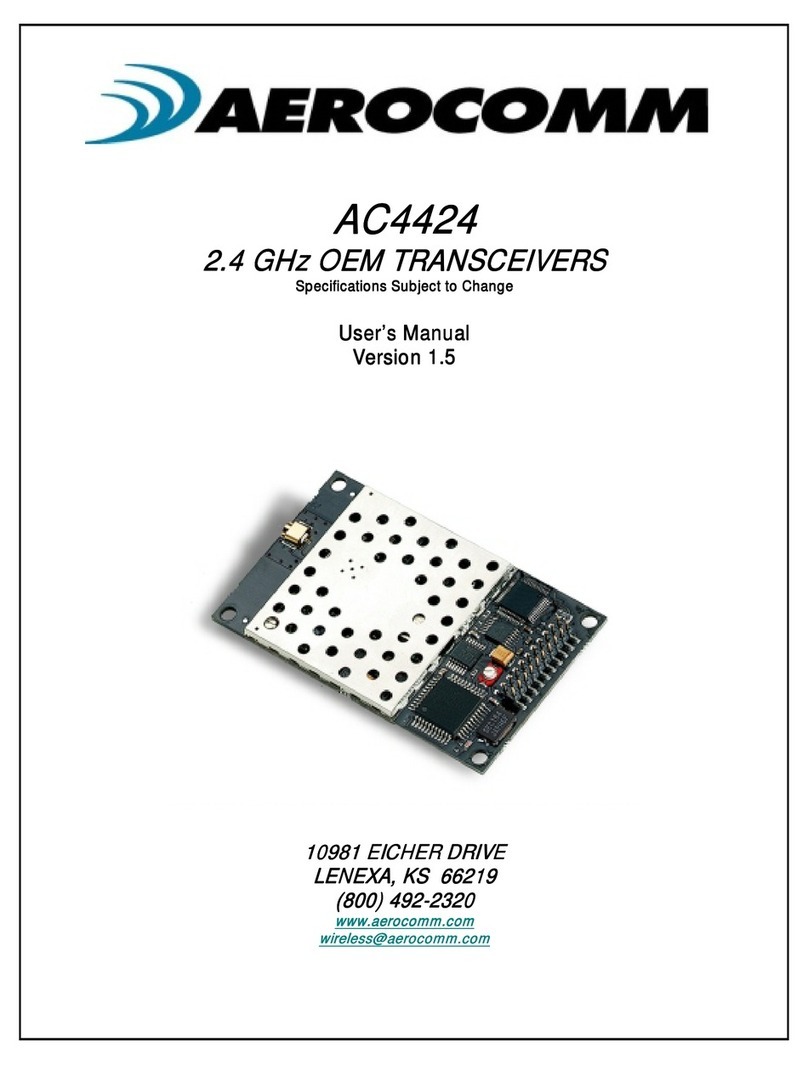 AeroComm AC4424-10 user manual
