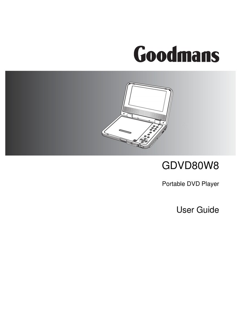 Goodmans GDVD80W8 User manual