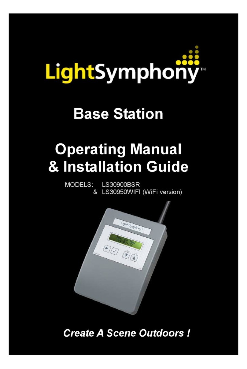 Light Symphony LS30900BSR operating manual