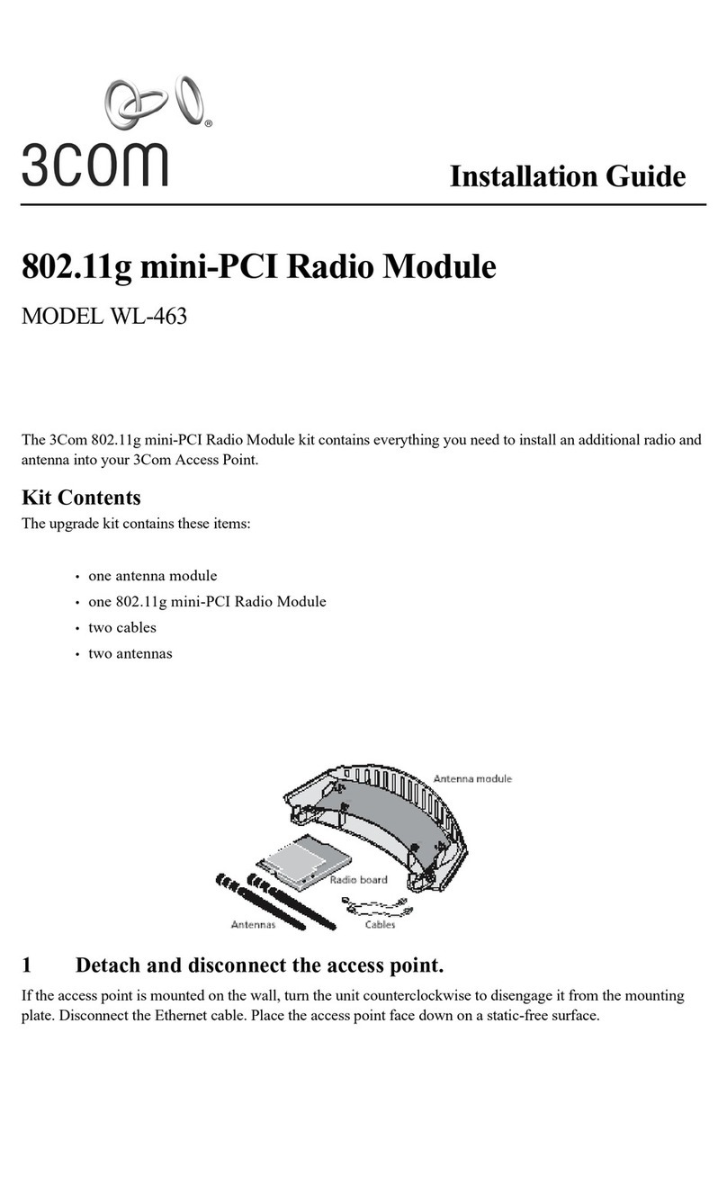 3Com WL-463 User manual