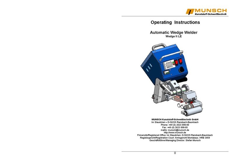 Munsch Wedge it LE operating instructions Munsch Wedge it LE operating instructions