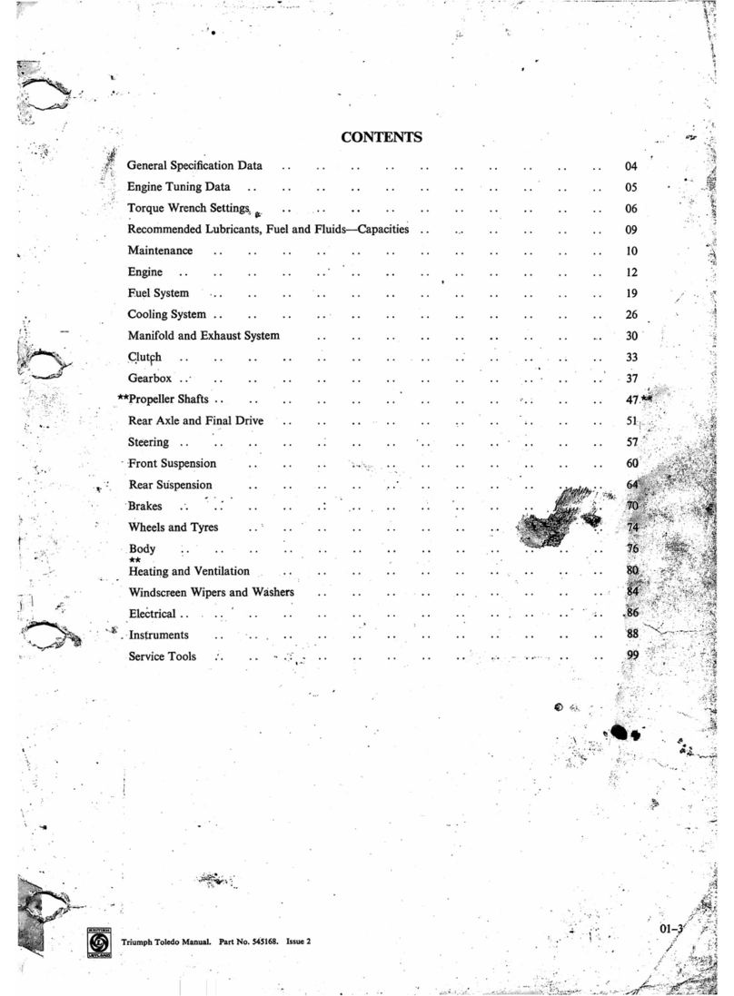 British Leyland Triumph Toledo Repair manual