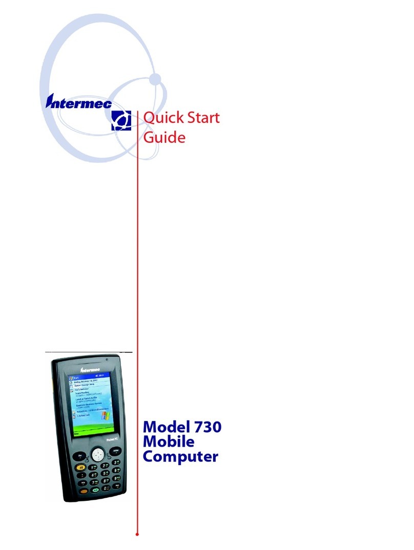 Intermec 730 quick start guide