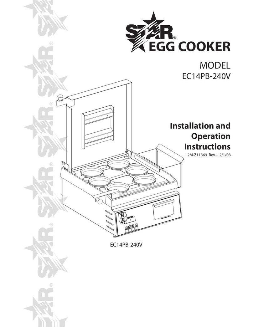 Star EC14PB-240V Installation and operation instructions