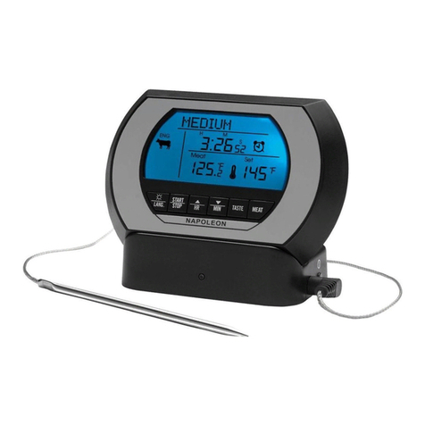 Napoleon Wireless Thermometer withTimer user manual