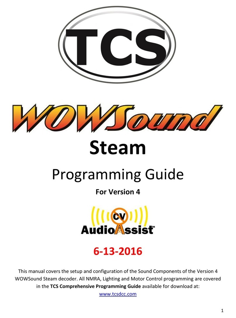 TCS WOWSound CV 201 Programming guide