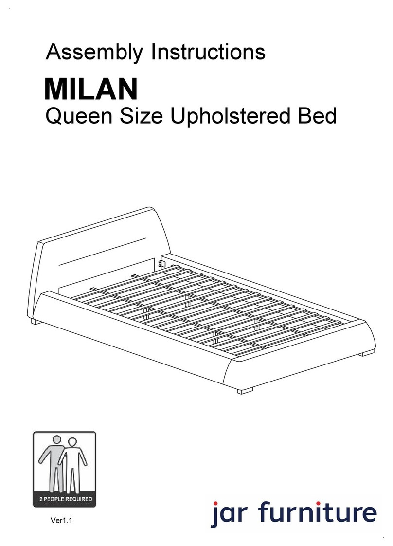Jar Furniture MILAN Assembly instructions Jar Furniture MILAN Assembly instructions