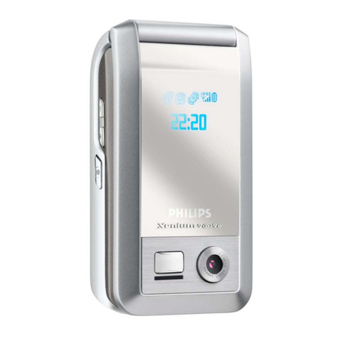 Philips Xenium 9@9e Service manual