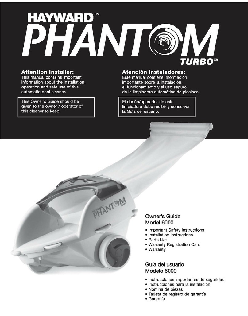 Hayward Phantom Turbo 6000 owner's guide