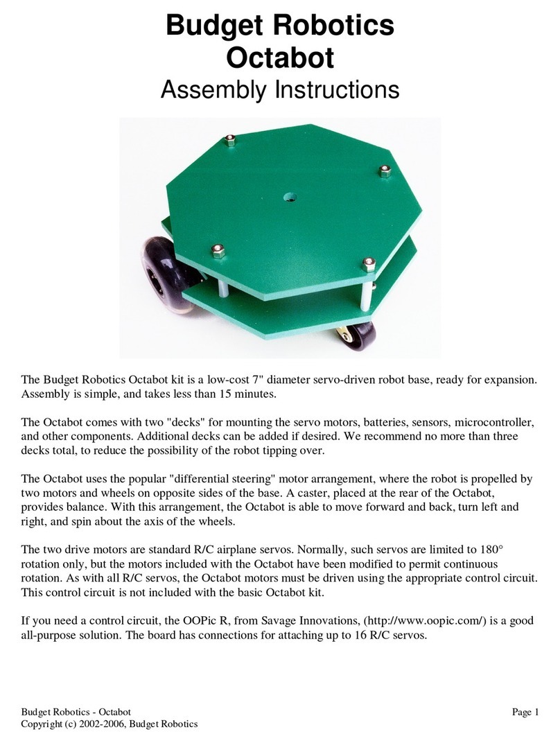 Budget Robotics Octabot Assembly instructions