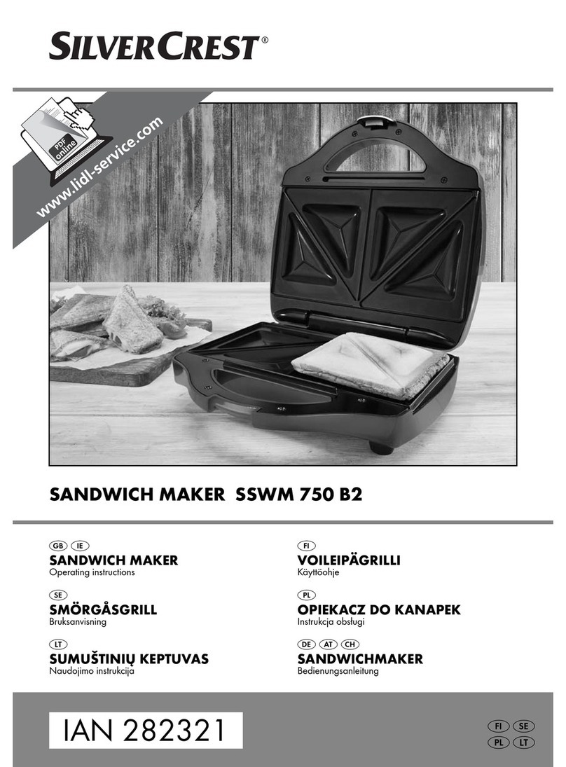 Silvercrest SSWM 750 B2 User manual