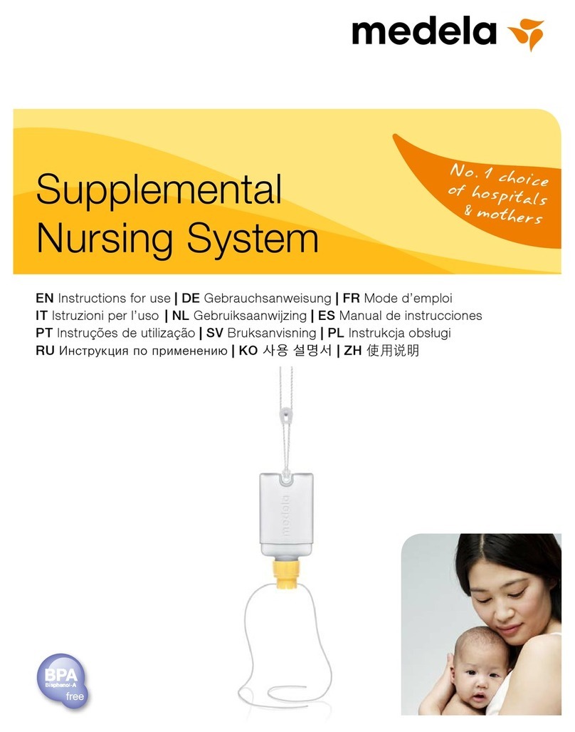 Medela Supplemental Nursing System Instructions for use