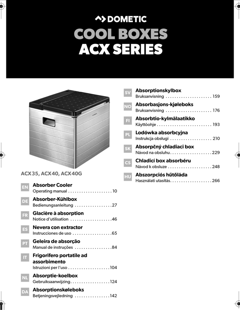 Dometic ACX35 operating manual