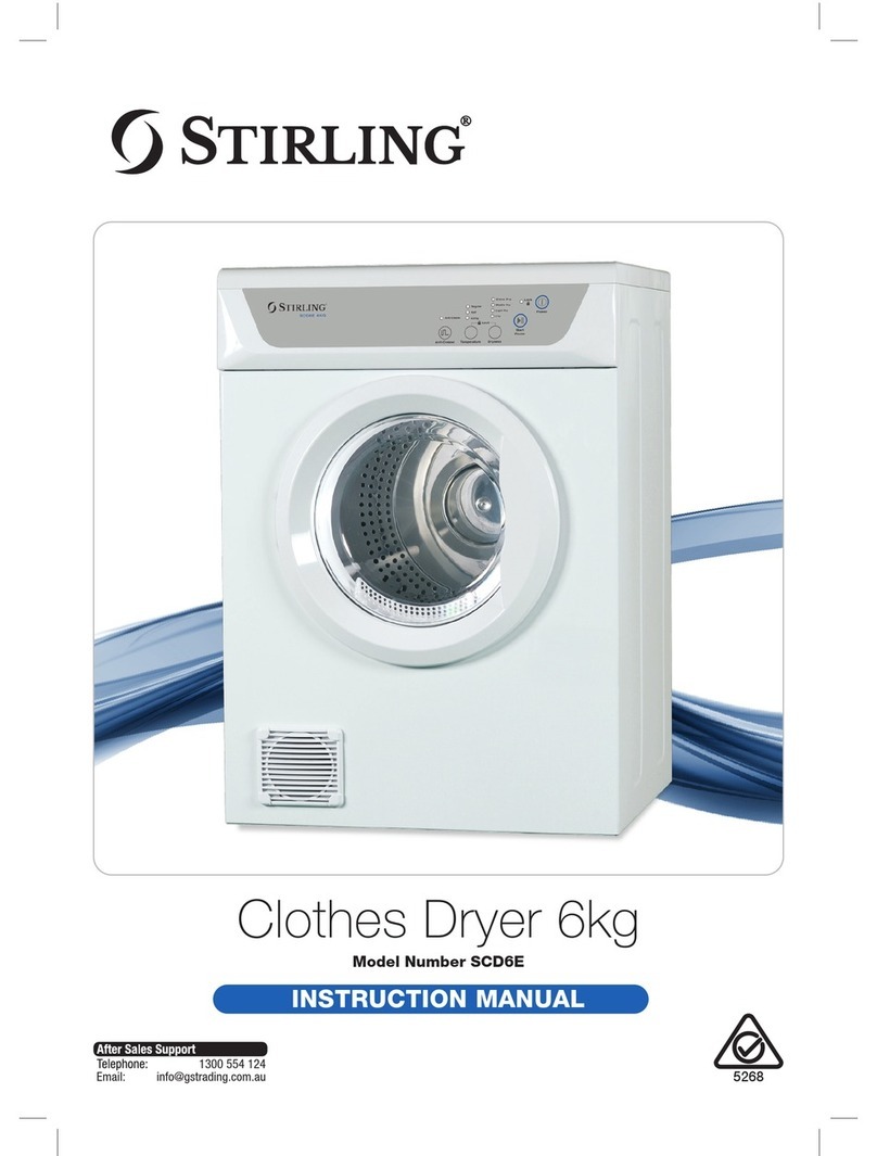 Stirling SCD6E User manual