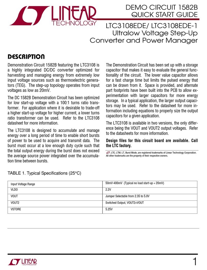 Linear LTC3108EDE quick start guide