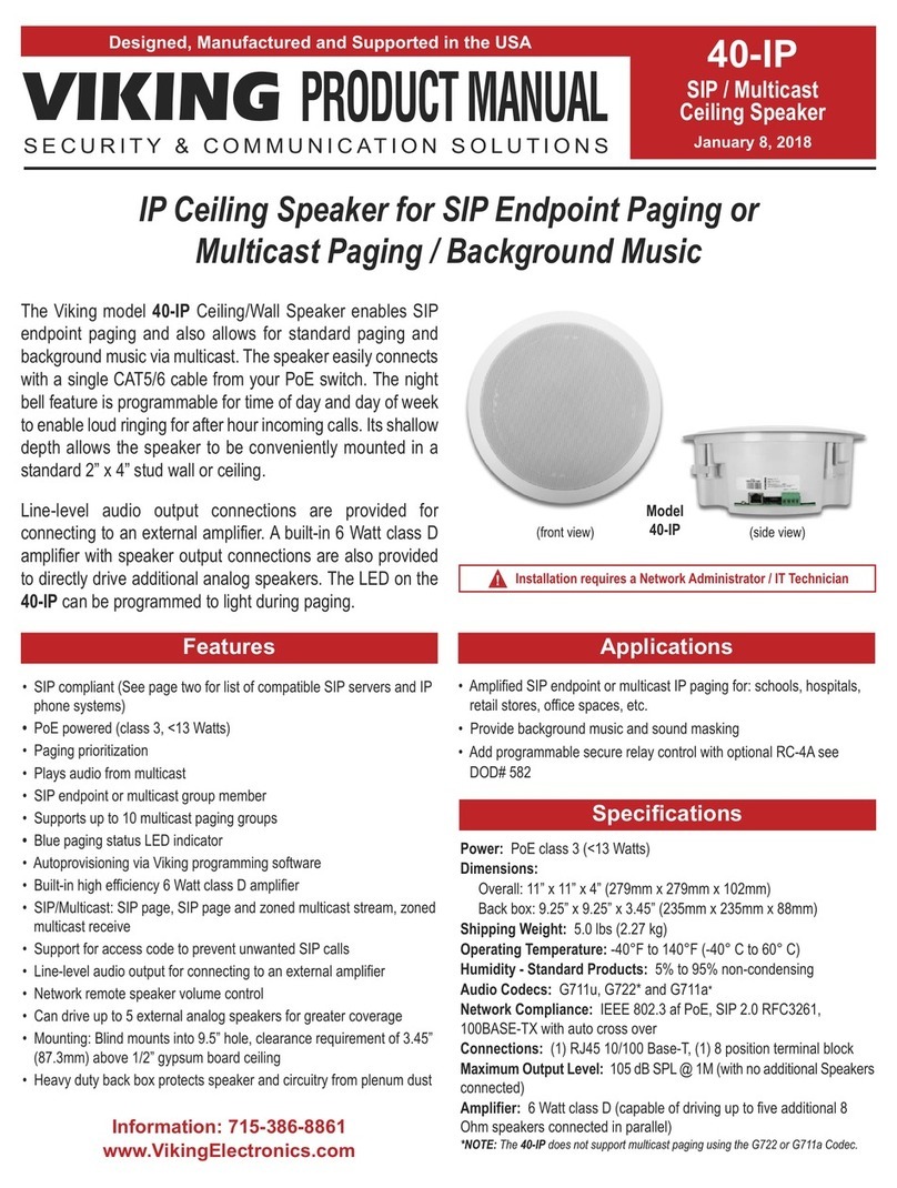 Viking 40-IP product manual