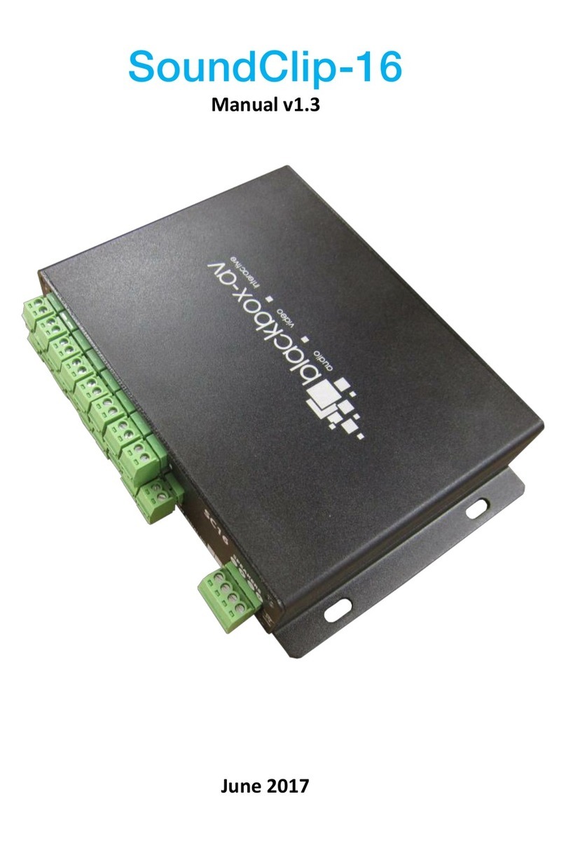 Blackboxav SoundClip-16 manual