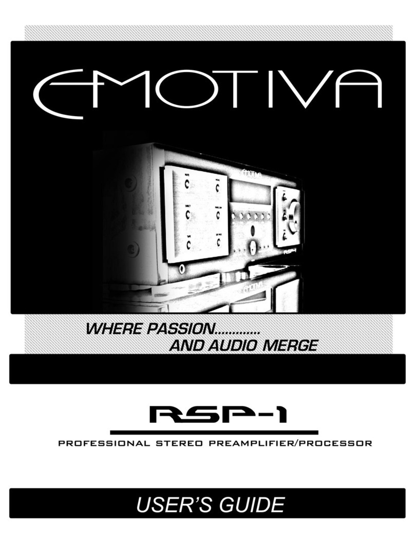 Emotiva RSP-1 user guide