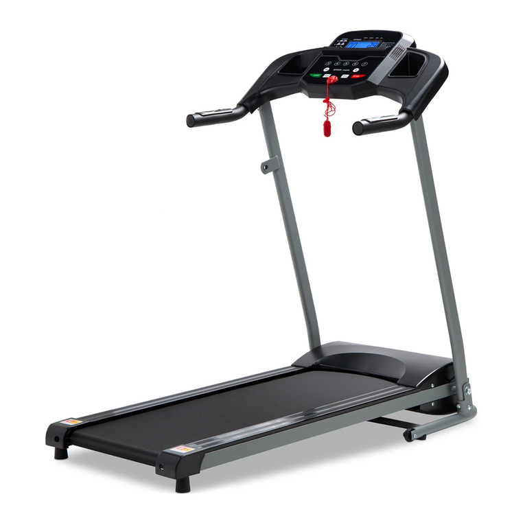 BCP 800W Folding Treadmill Assembly manual
