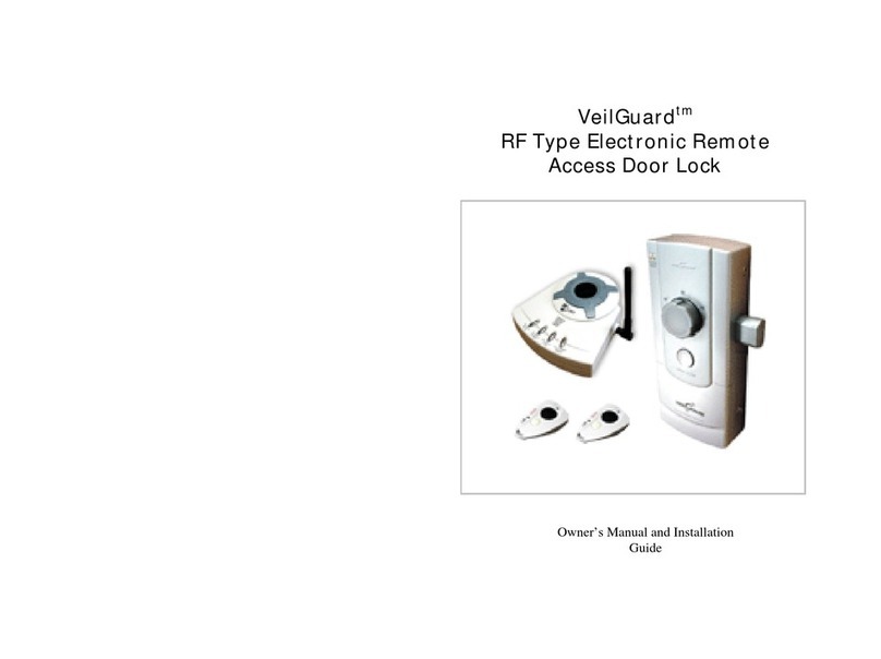 Zilliontek VeilGuard RF Programming manual