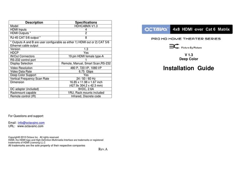 Octava HDHC48MX-V1.3 installation guide