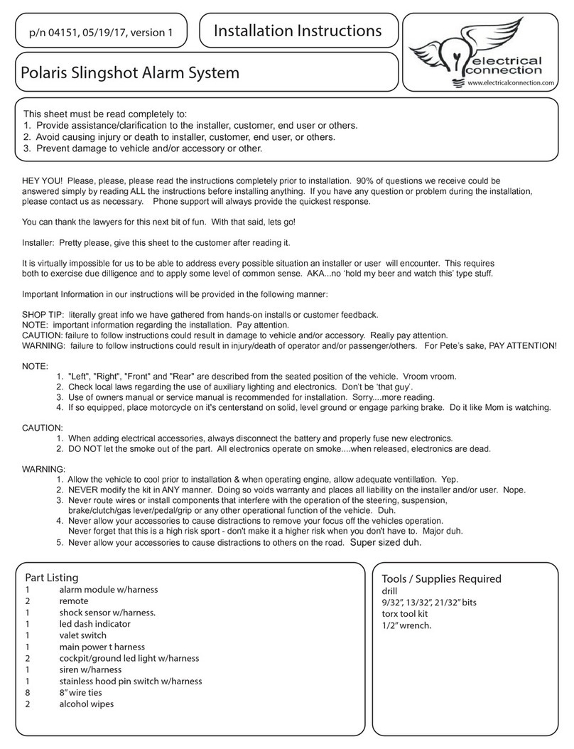 Polaris SLINGSHOT installation instructions