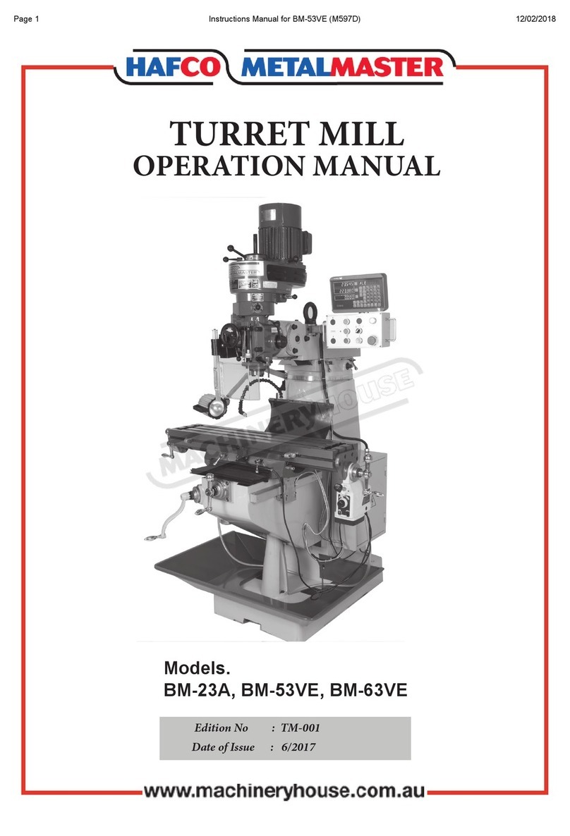 MachineryHouse BM-23A Operation manual