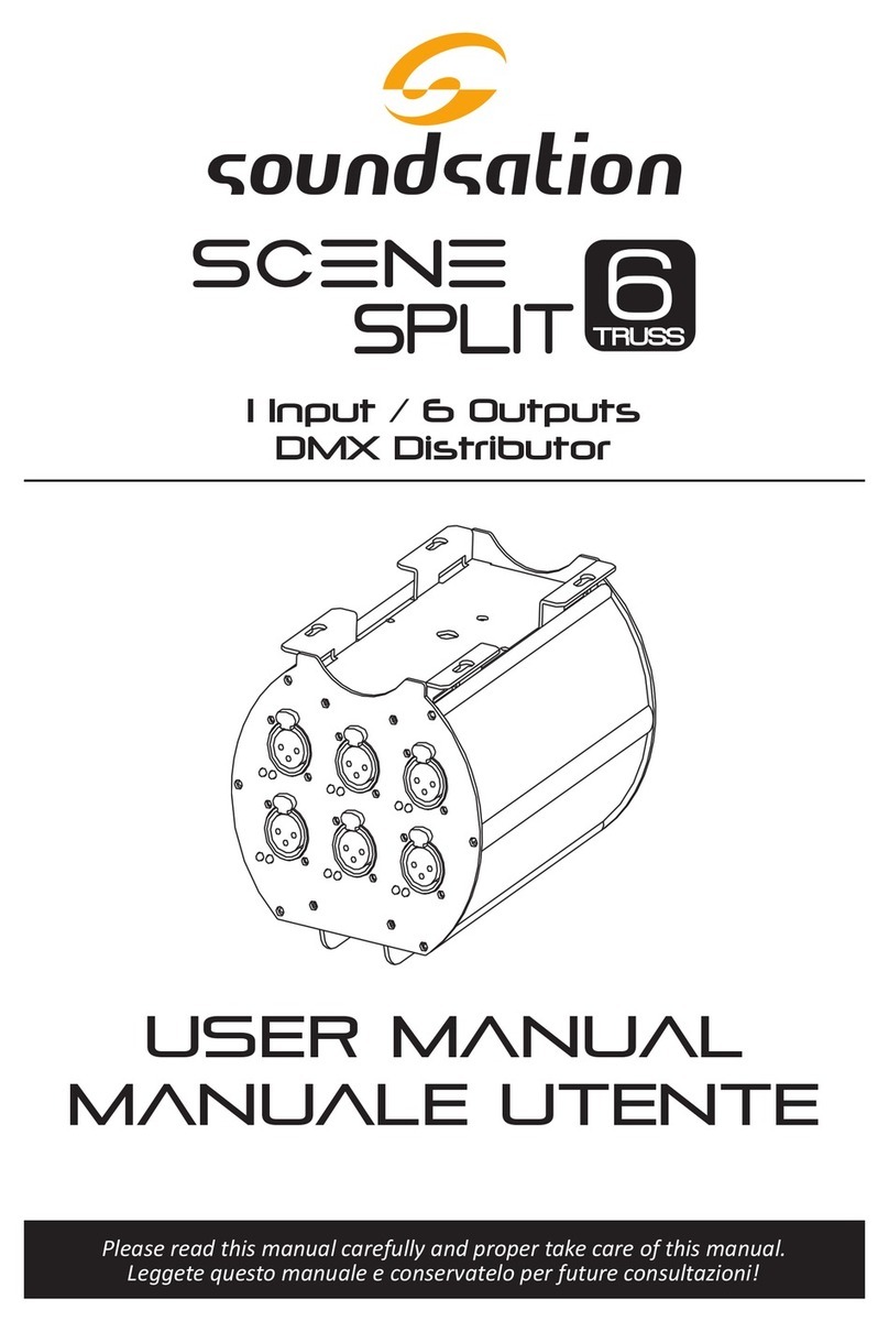 Sound Sation Scenesplit 6 Truss User manual