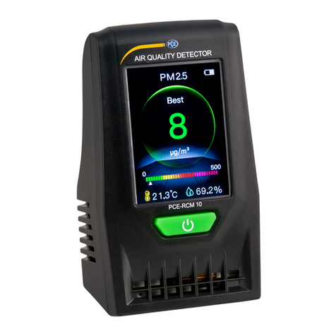 PCE Instruments PCE-RCM 10 User manual PCE Instruments PCE-RCM 10 User manual