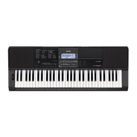 Casio CT-X800 user guide