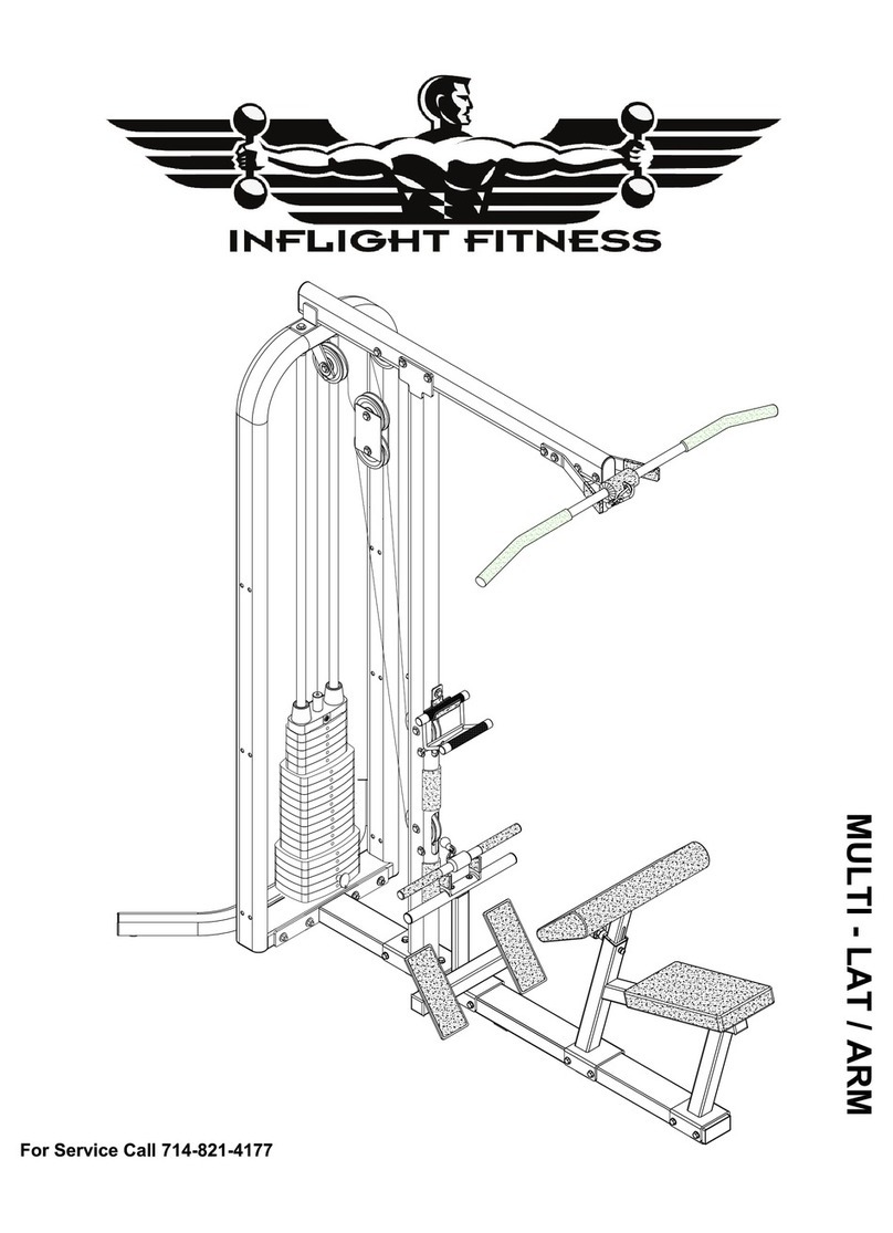 Inflight Fitness Multi-Lat/Arm Assembly instructions