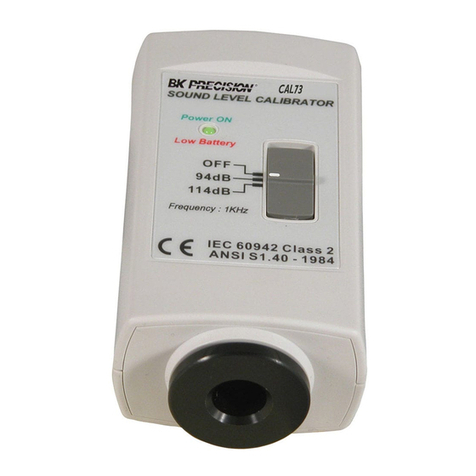 B+K precision CAL73 User manual B+K precision CAL73 User manual