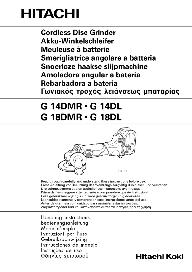 Hitachi G 14DMR User manual
