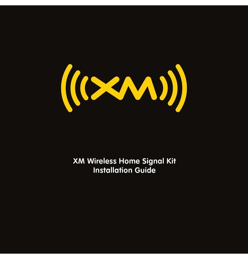 Sirius XM RAdio XMHSKTX1 installation guide Sirius XM RAdio XMHSKTX1 installation guide