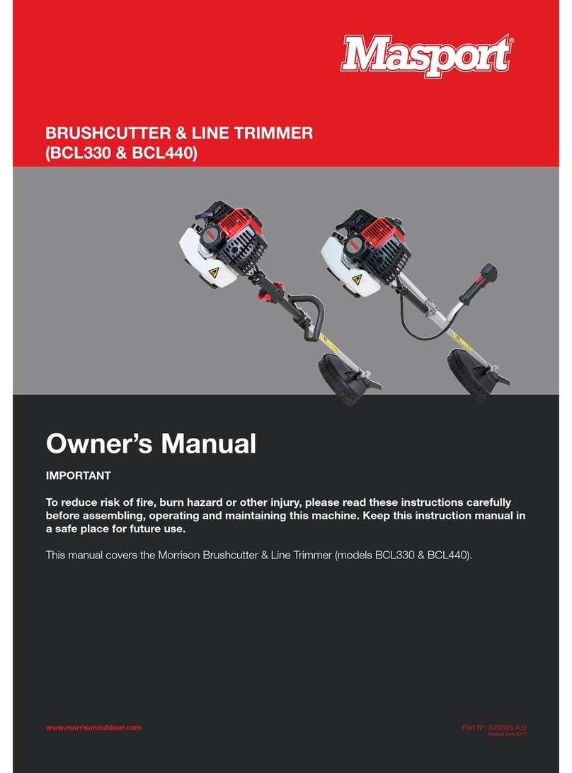 Masport BCL330 owner's manual
