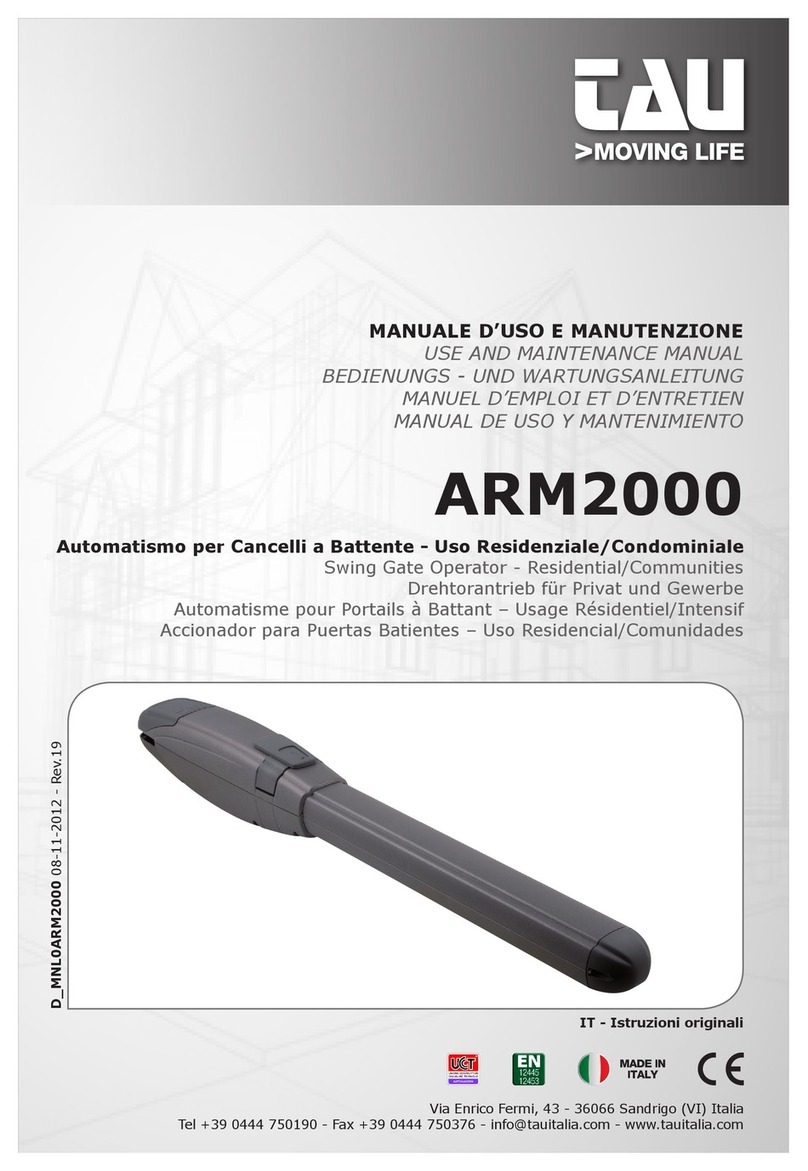 tau ARM2000ENC User manual